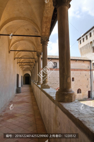 城堡Torrechiara。Emilia,Romagna。意大利.
