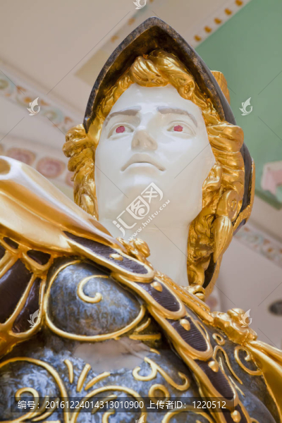 羅馬士兵雕像。