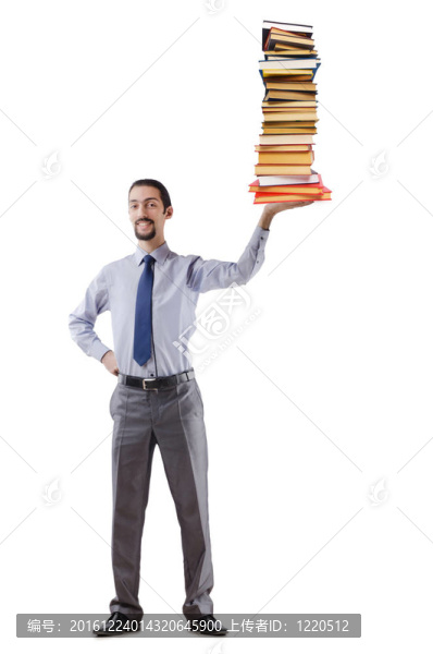 商人與白色書籍