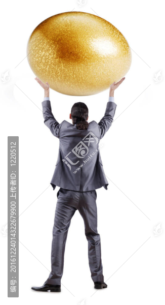 人與金蛋隔白