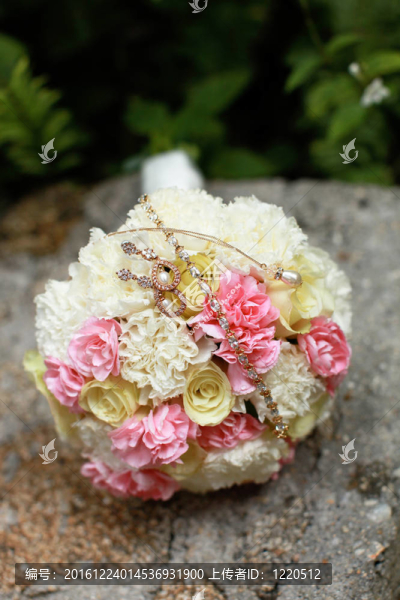 婚禮花束。