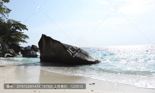 在斯米蘭群島海灘