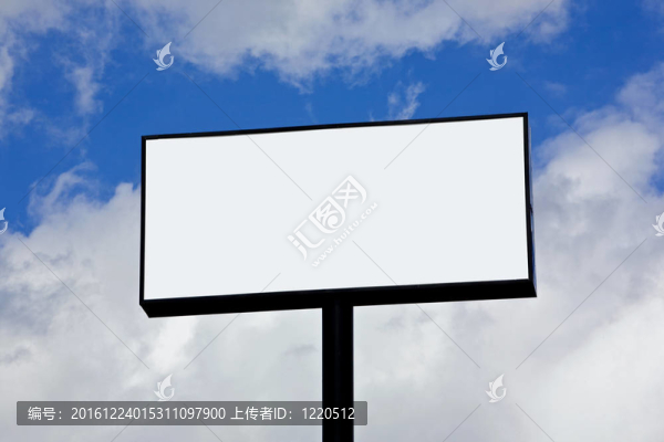 空白廣告牌