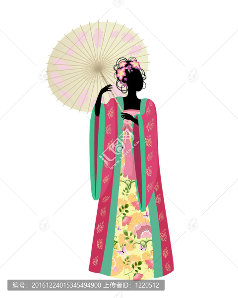 傳統(tǒng)服飾中的中國女人