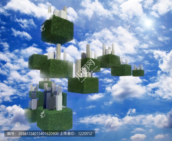 未來天空之城。