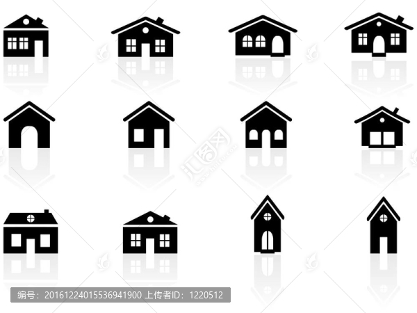 房子和建筑物圖標(biāo)
