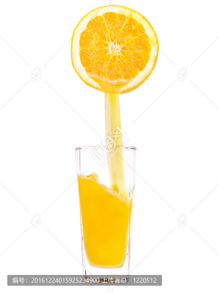 裝滿；倒一杯果汁；桔子