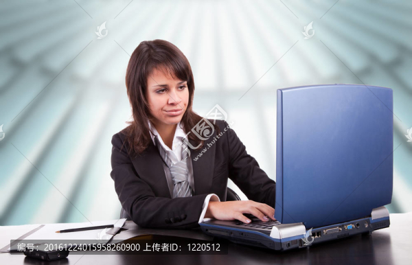 疲憊的女商人