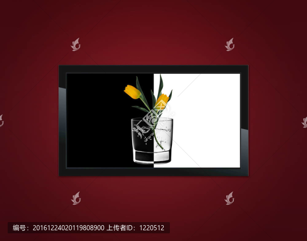 黑色的液晶電視
