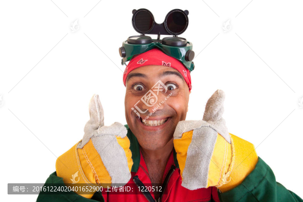 快樂的建筑工人