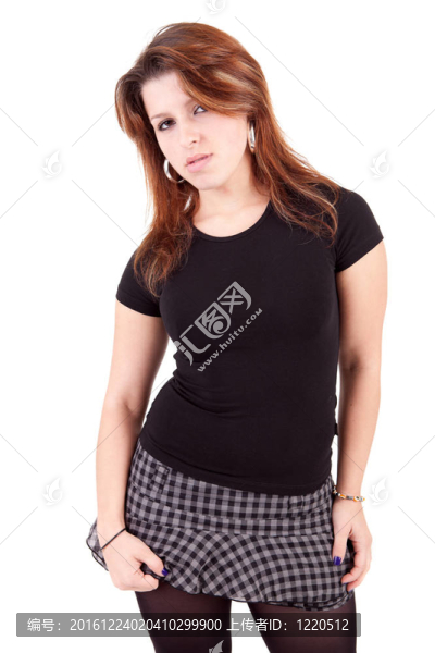 年輕漂亮的女人擺姿勢