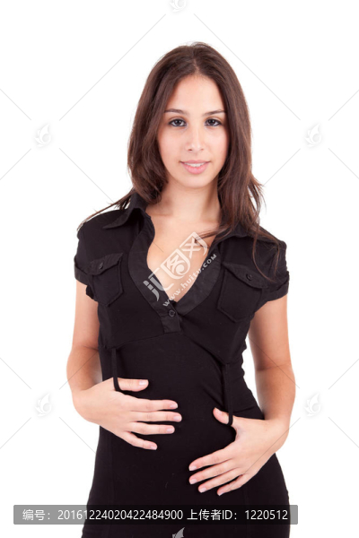 年輕漂亮的女人擺姿勢(shì)