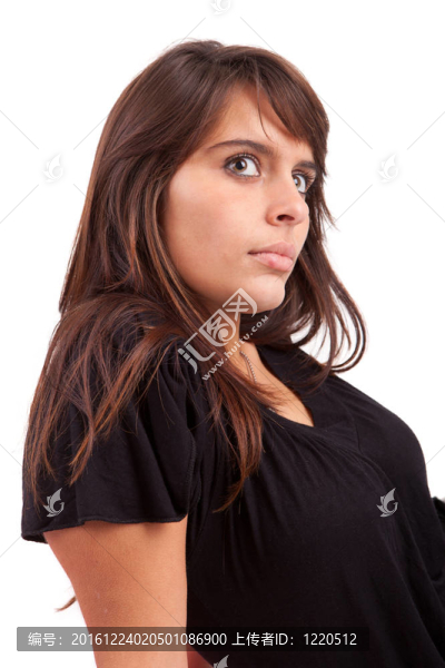 年輕漂亮的女人擺姿勢(shì)