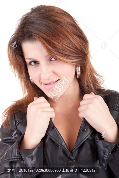 年輕美麗的女人肖像
