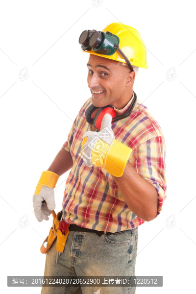 快樂的建筑工人