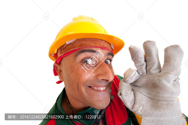 快樂的建筑工人