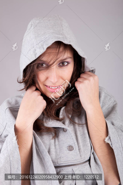 年輕美麗的女人肖像