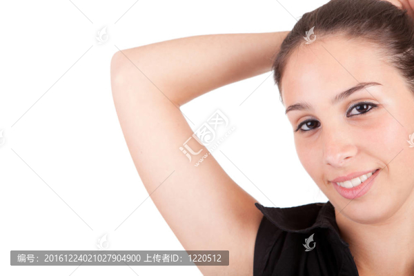 年輕美麗的女人肖像