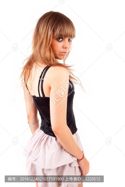 美麗的女人的姿勢