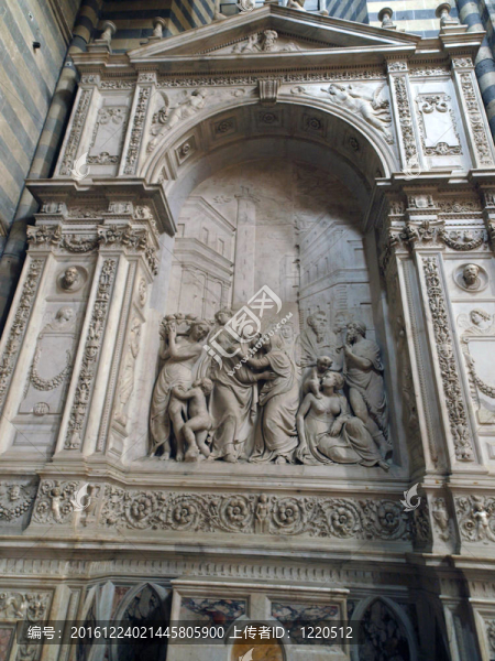 內(nèi)部的大教堂（大教堂）。Orvieto；翁布里亞大區(qū)