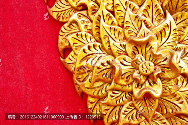 墻上的原生泰式黃金粉刷的設(shè)計(jì)