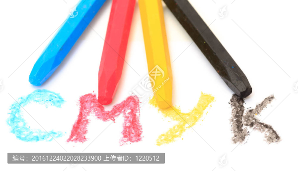 從柔和的蠟筆CMYK的標(biāo)志