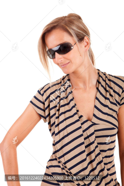 年輕美麗的女人肖像