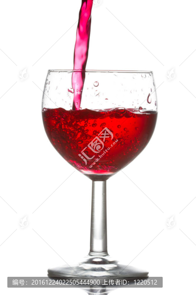 紅色的酒