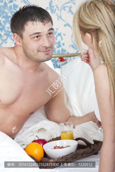 夫婦的早餐