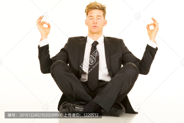 商人做瑜伽