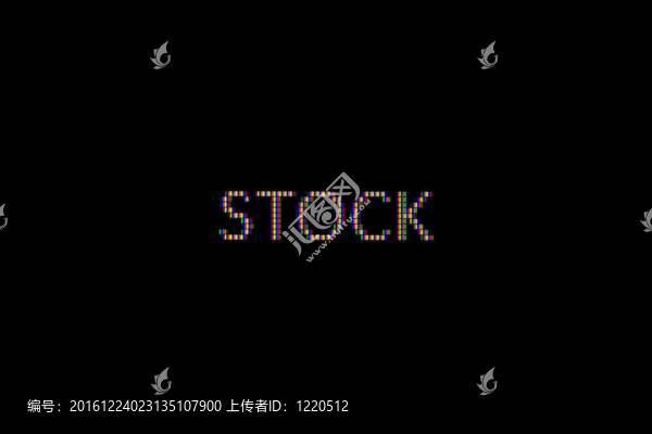 在計算機屏幕上特寫的股票（像素）