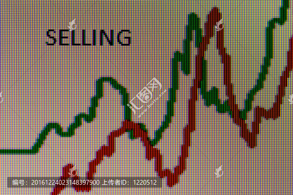 計算機屏幕上的圖形（銷售）