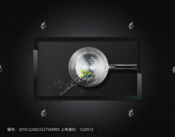黑色的液晶電視