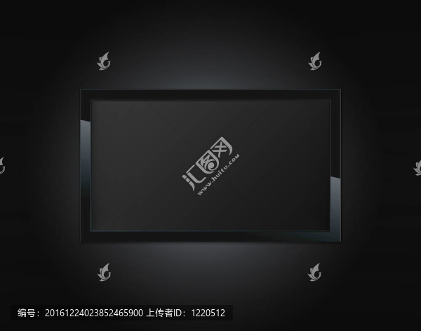 黑色的液晶電視