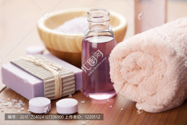 精油及草本皂。水療和身體護(hù)理背景