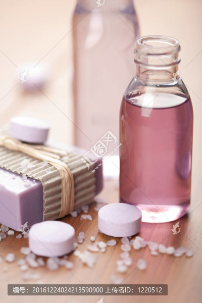 精油及草本皂。水療和身體護(hù)理背景