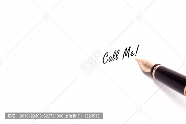 鋼筆書寫