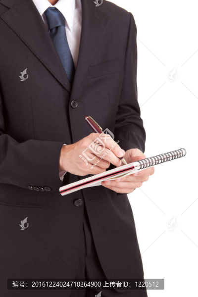 商人簽署文件
