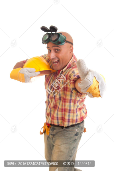快樂的建筑工人