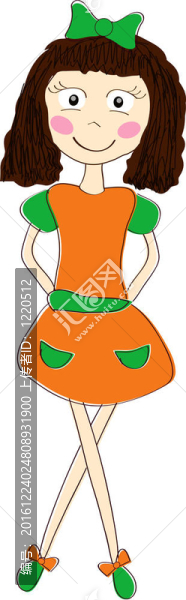 可愛的小女孩