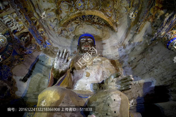 山西大同云岡石窟佛像