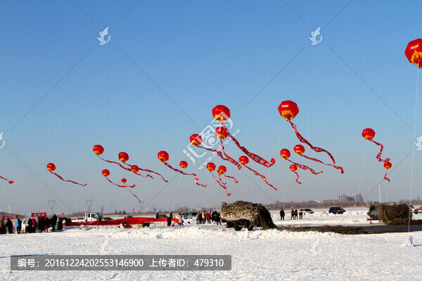 冬季雪地慶典,氫氣球,彩虹門
