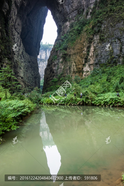 武隆天坑大刀倒影景點(diǎn)