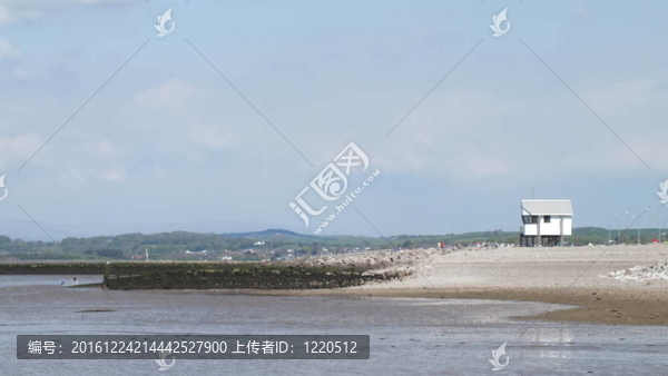 對morecombe海灣；英國