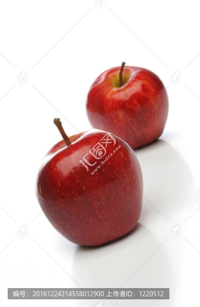 一對(duì)紅蘋果