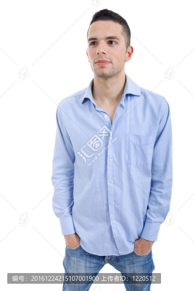 年輕的隨便的人