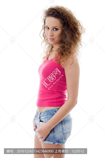 年輕的女人