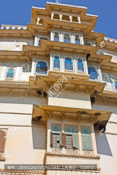 Rajasran烏代布爾市在宮殿；