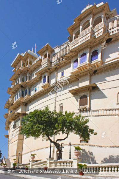 Rajasran烏代布爾市在宮殿；