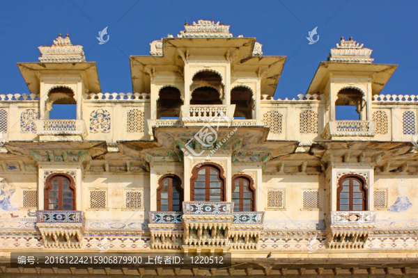 Rajasran烏代布爾市在宮殿；
